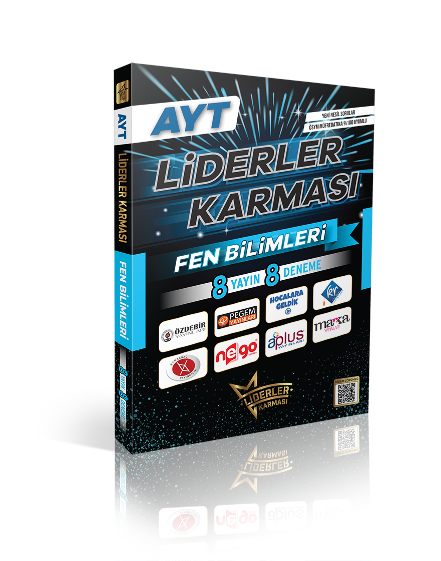 LİDERLER KARMASI AYT FEN BİLİMLERİ DENEMELERİ - 8 YAYIN 8 DENEME