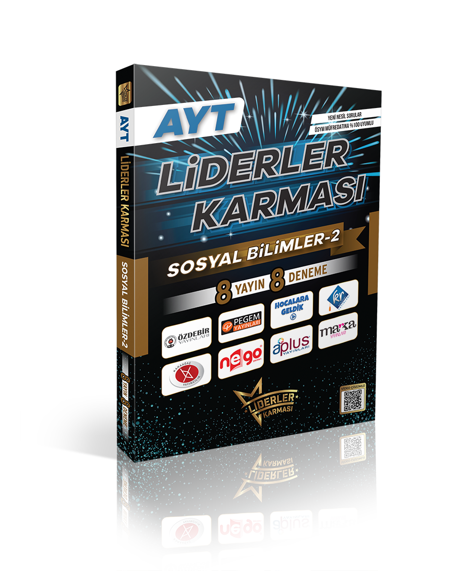 LİDERLER KARMASI AYT SOSYAL BİLİMLER-2 DENEMELERİ - 8 YAYIN 8 DENEME