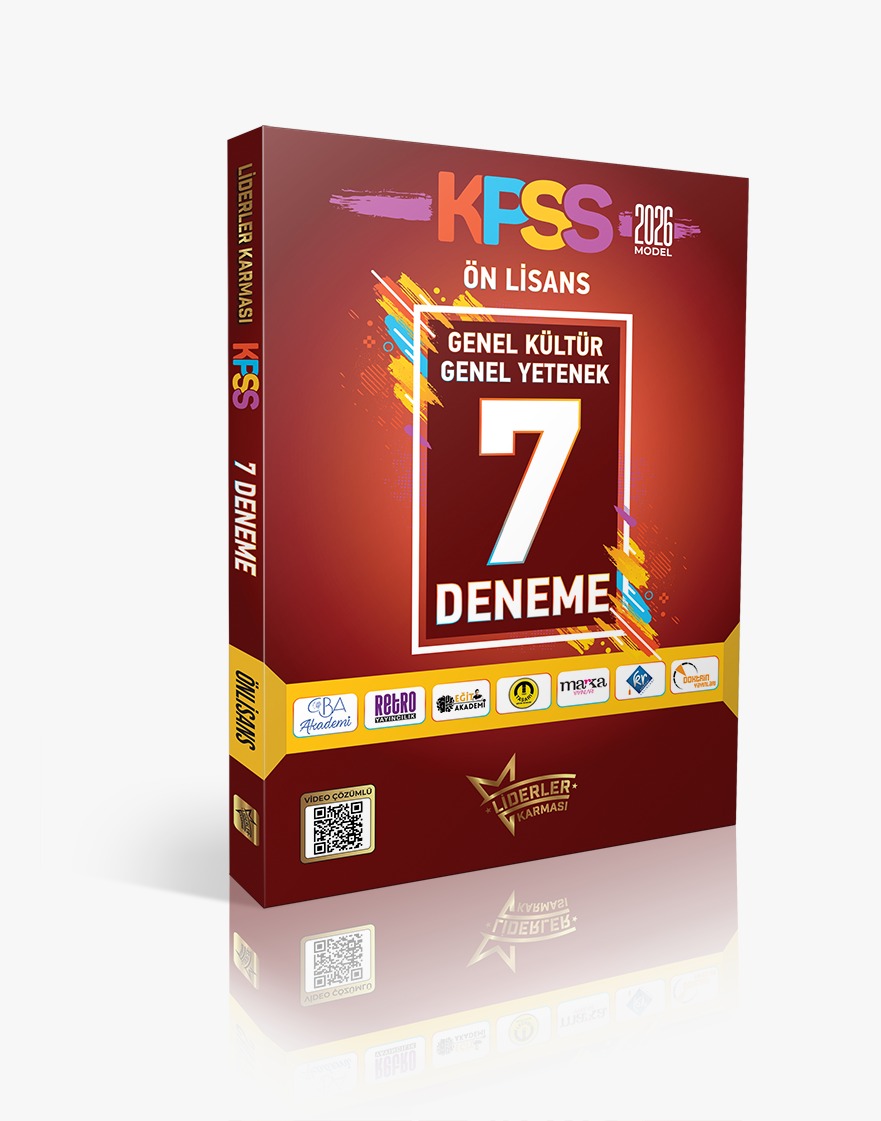 LİDERLER KARMASI KPSS ÖNLİSANS 7 DENEME LİDERLER KARMASI KPSS ÖNLİSANS 7 DENEME