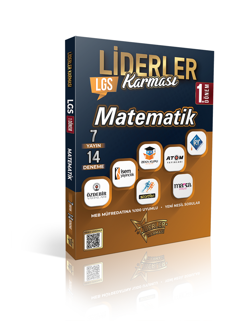 LİDERLER KARMASI LGS 1.DÖNEM MATEMATİK DENEMELERİ SETİ - 7 YAYIN 14 DENEME LİDERLER KARMASI LGS 1.DÖNEM MATEMATİK DENEMELERİ SETİ - 7 YAYIN 14 DENEME
