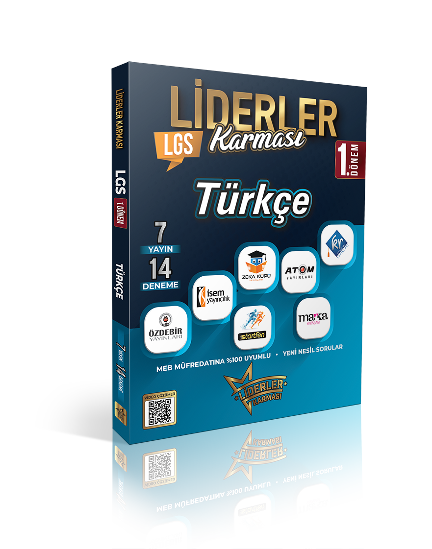 LİDERLER KARMASI LGS 1.DÖNEM TÜRKÇE DENEMELERİ SETİ - 7 YAYIN 14 DENEME LİDERLER KARMASI LGS 1.DÖNEM TÜRKÇE DENEMELERİ SETİ - 7 YAYIN 14 DENEME
