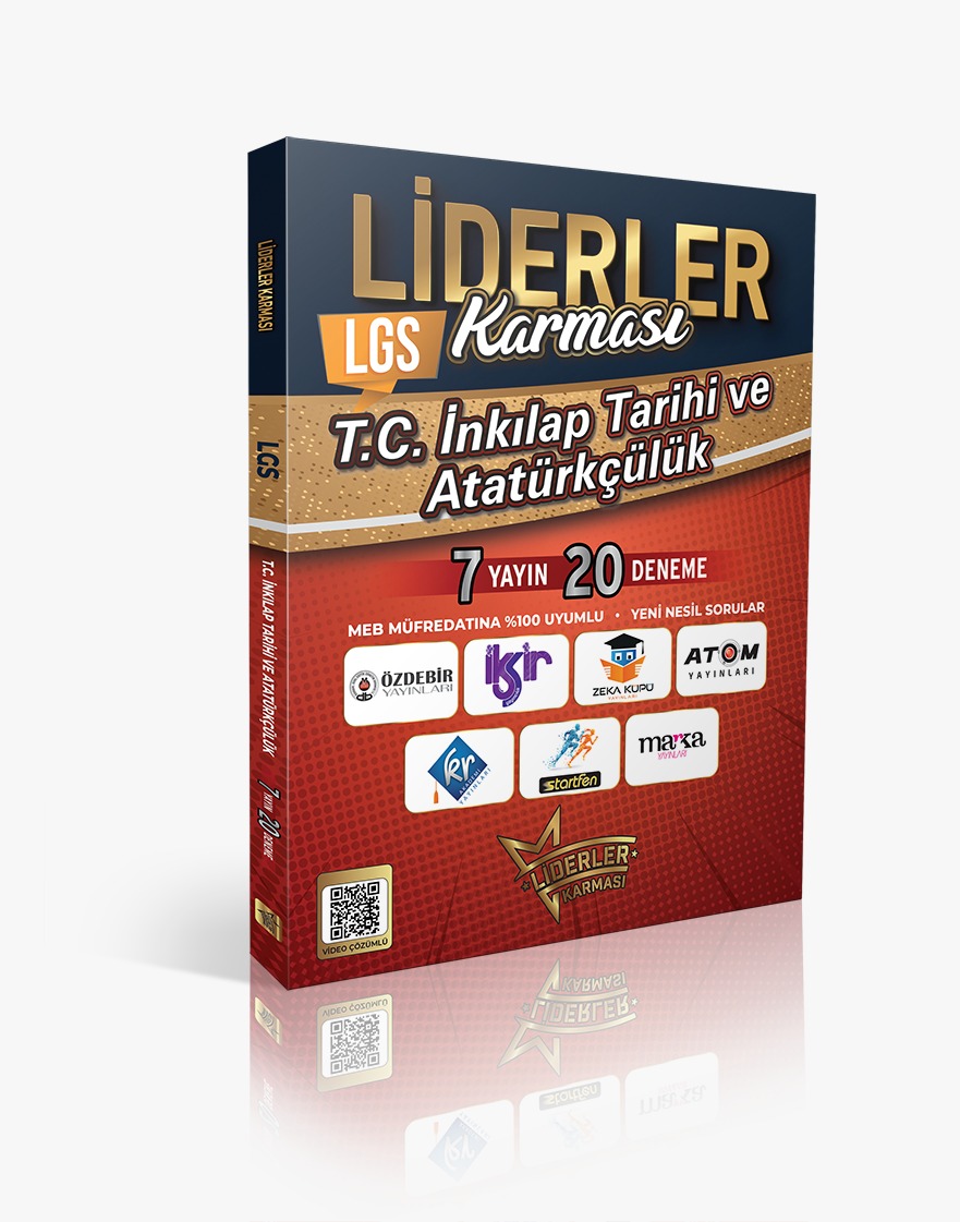 LİDERLER KARMASI LGS İNKILAP TARİHİ DENEMELERİ SETİ - 7 YAYIN 20 DENEME