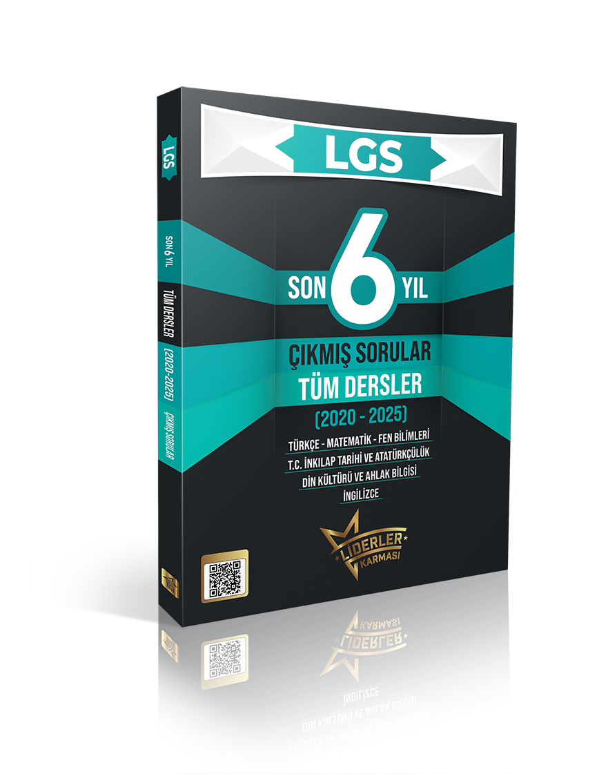 LİDERLER KARMASI LGS SON 6 YIL ÇIKMIŞ SORULAR TÜM DERSLER