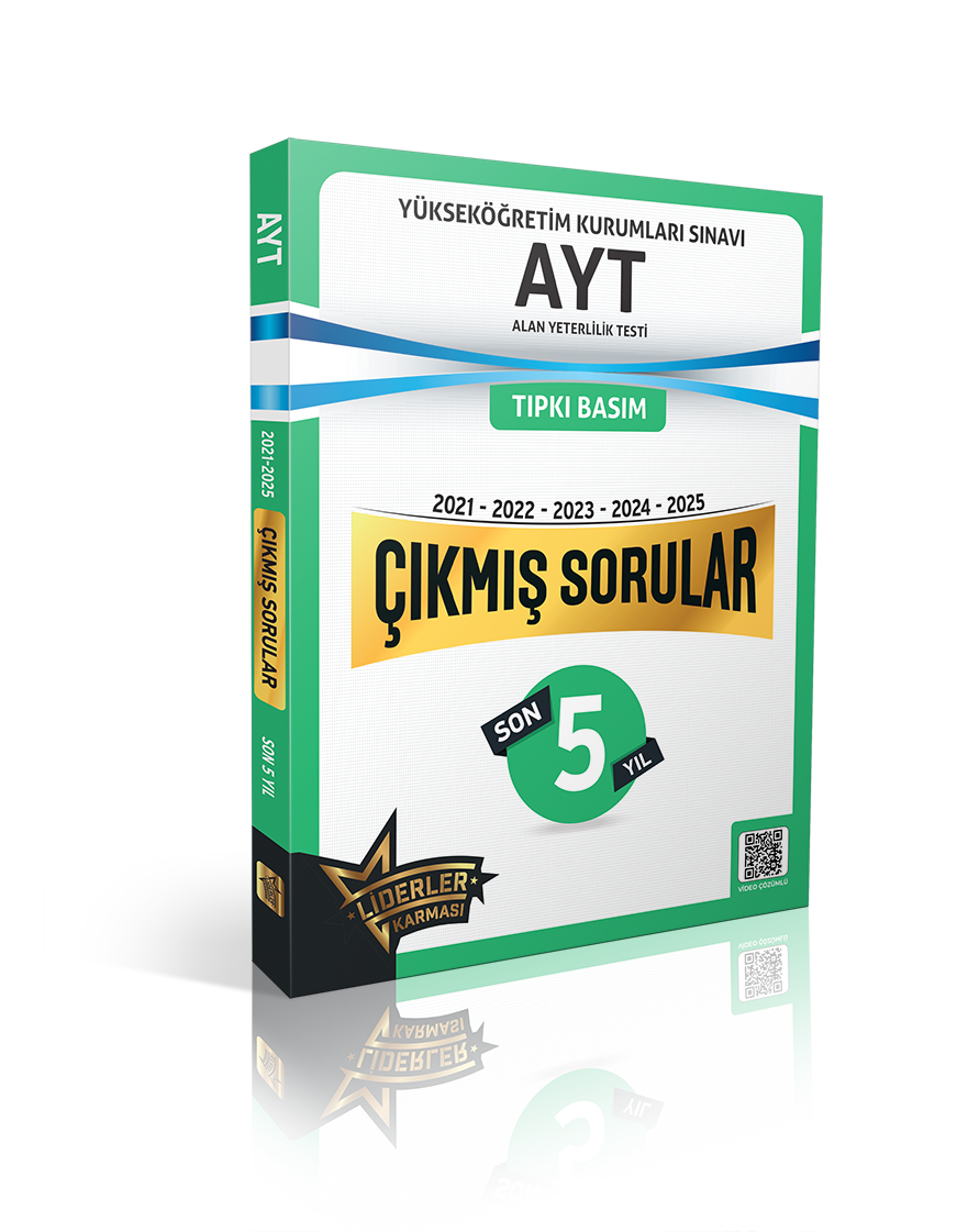 LİDERLER KARMASI SON 5 YIL AYT DENEMELERİ ÇIKMIŞ SORULAR - 2021/2025 LİDERLER KARMASI SON 5 YIL AYT DENEMELERİ ÇIKMIŞ SORULAR - 2021/2025