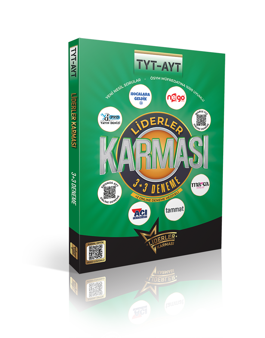LİDERLER KARMASI TYT-AYT 3+3 DENEME SETİ