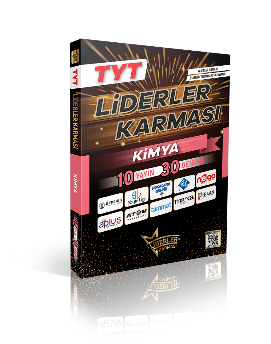 LİDERLER KARMASI TYT KİMYA DENEME SETİ - 10 YAYIN 30 DENEME LİDERLER KARMASI TYT KİMYA DENEME SETİ - 10 YAYIN 30 DENEME