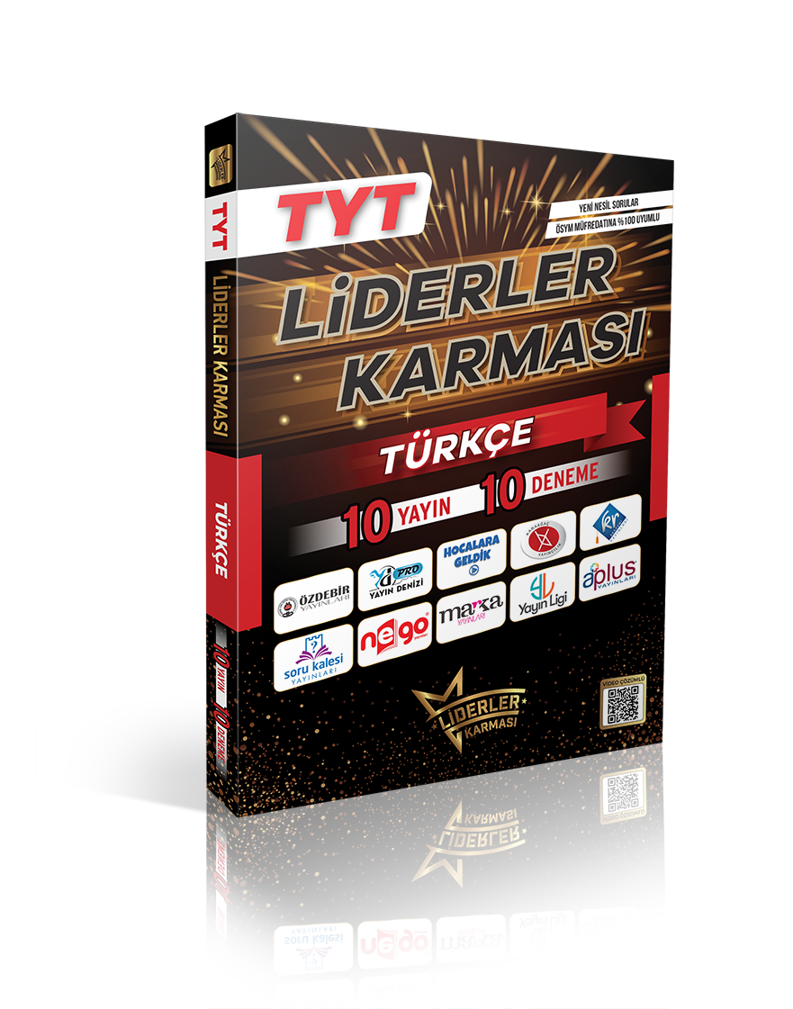 LİDERLER KARMASI TYT TÜRKÇE BRANŞ DENEMELERİ - 10 YAYIN 10 DENEME