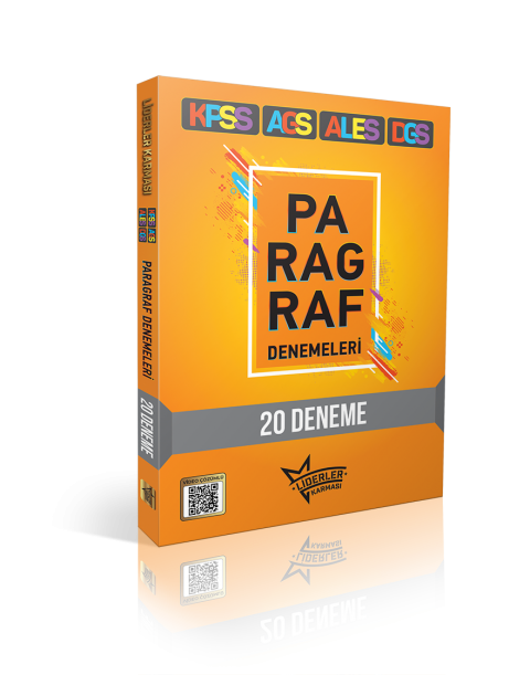 LİDERLER KARMASI KPSS-AGS-ALES-DGS PARAGRAG DENEMELERİ