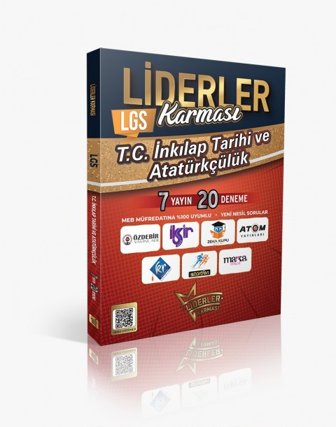 LİDERLER KARMASI LGS İNKILAP TARİHİ DENEMELERİ SETİ - 7 YAYIN 20 DENEME