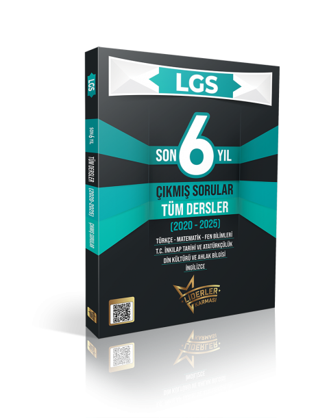 LİDERLER KARMASI LGS SON 6 YIL ÇIKMIŞ SORULAR TÜM DERSLER